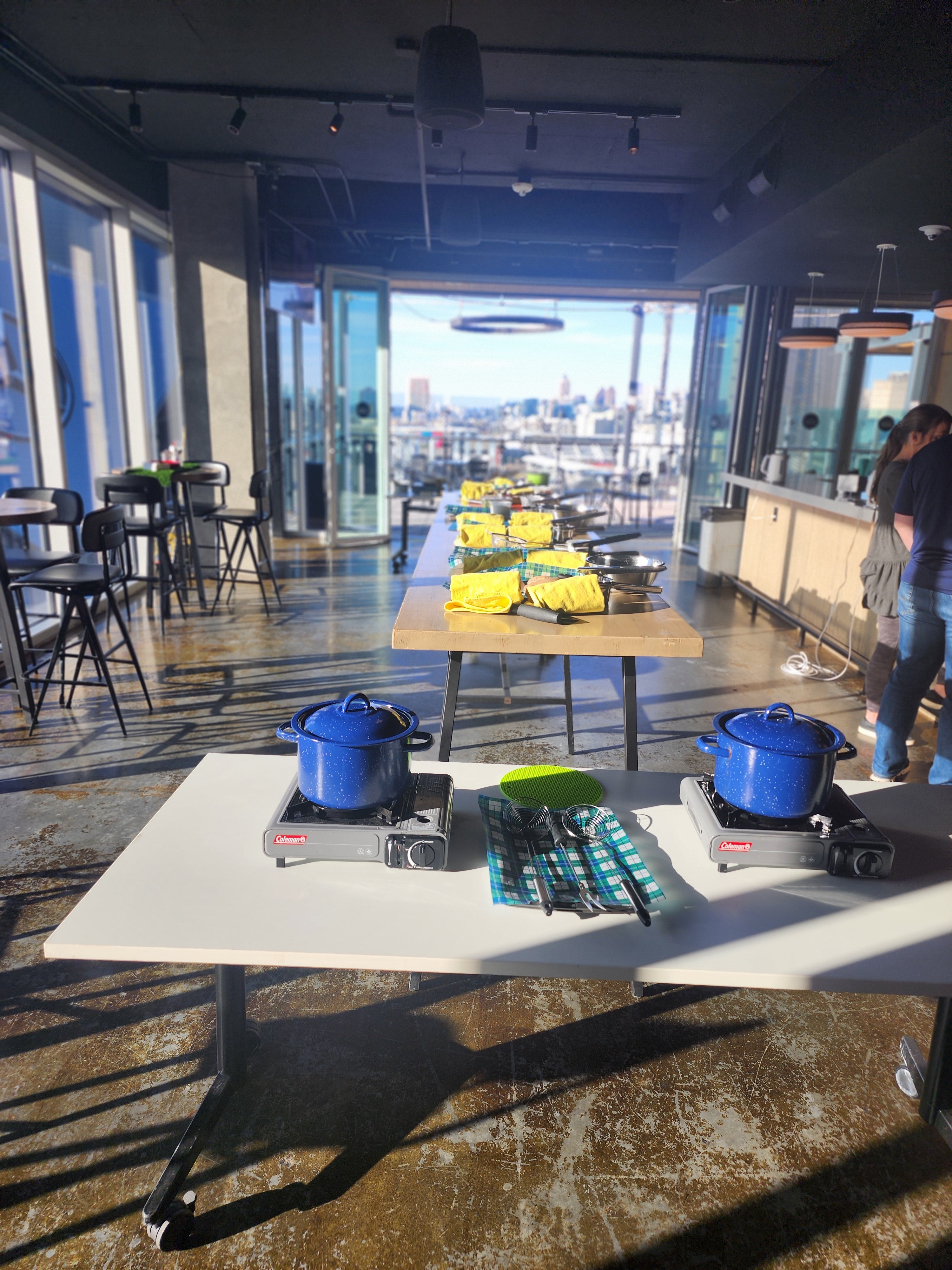 Alcohol-free hands-on cooking setup for Atlanta school and youth culinary programs